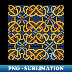 Retro Celtic Knot Design - Elegant Sublimation PNG Download - Unleash Your Creativity