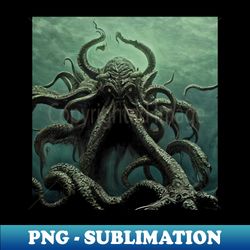 CTHULHU - PNG Transparent Sublimation File - Capture Imagination with Every Detail