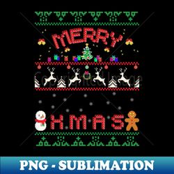 Merry XMas Ugly Christmas Ugly pixeled Christmas Frohe Weihnachten Weinachtspullover - PNG Transparent Digital Download File for Sublimation - Fashionable and Fearless