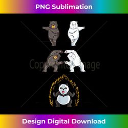 Funny Panda T- Panda Fusion Gift Cute Polar Bear - Sublimation-Optimized PNG File - Access the Spectrum of Sublimation Artistry
