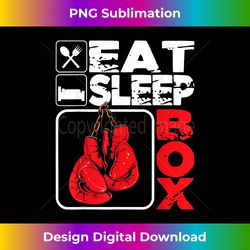 eat sleep box - boxing lover gym boxer kickboxing kickb - edgy sublimation digital file - channel your creative rebel