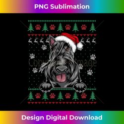 Scottish Terrier Christmas Ugly Sweater Scottie Dog Lov - Luxe Sublimation PNG Download - Enhance Your Art with a Dash of Spice