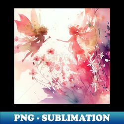 Fairies at the bottom of the garden 02 - High-Quality PNG Sublimation Download - Stunning Sublimation Graphics
