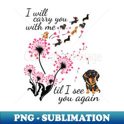 Dachshund Shirt Dandelion Flowers Dachshunds Shirt Dandelion Flowers - Elegant Sublimation PNG Download - Perfect for Sublimation Art