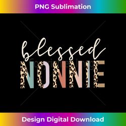 Blessed Nonnie Cute Leopard P - Eco-Friendly Sublimation PNG Download - Access the Spectrum of Sublimation Artistry