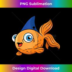 goldfish with shark fin - motivation fishing fish aquarium - bespoke sublimation digital file - striking & memorable impressions