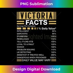 Funny Victoria FACTS - Victoria Name - Innovative PNG Sublimation Design - Elevate Your Style with Intricate Details