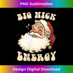 Womens Big Nick Energy Funny Xmas Christmas Ugly Sweater Men Womens V-Neck - Eco-Friendly Sublimation PNG Download - Elevate Your Style with Intricate Details