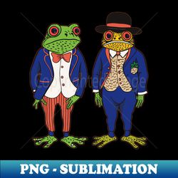Super cute Frog and Toad - Unique Sublimation PNG Download - Fashionable and Fearless