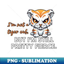 Angry Tiger Cub - Exclusive Sublimation Digital File - Instantly Transform Your Sublimation Projects