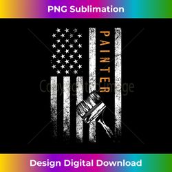 painter american flag design pain - urban sublimation png design - animate your creative concepts