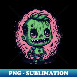 kawaii baby zombie - high-resolution png sublimation file - stunning sublimation graphics