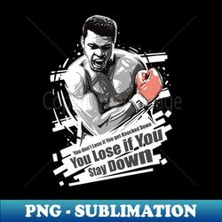 the greatest boxing quotes - artistic sublimation digital file - unleash your creativity