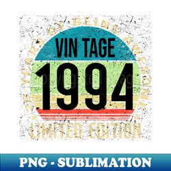 Vintage 1994 Limited Edition 29 Years Of Being Awesome - Trendy Sublimation Digital Download - Perfect for Sublimation Art