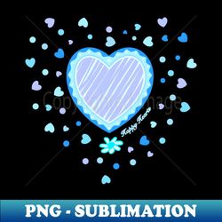 hearts - PNG Transparent Digital Download File for Sublimation - Perfect for Personalization