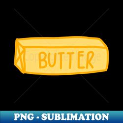 Yellow Cartoon Stick Of Buttet - Unique Sublimation PNG Download - Add a Festive Touch to Every Day