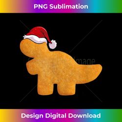 Dino T-Rex Chicken Nugget  Funny Tyrannosaurus Christmas - Sleek Sublimation PNG Download - Infuse Everyday with a Celebratory Spirit