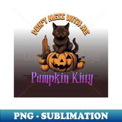 Retro Black Cat Halloween Pumpkin Costume For Women Men Kids - Elegant Sublimation PNG Download - Perfect for Creative Projects