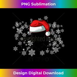Funny Edgar Allan Poe Let It Poe Snow Santa T - Sophisticated PNG Sublimation File - Access the Spectrum of Sublimation Artistry