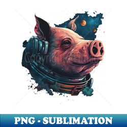 space pig - PNG Transparent Sublimation File - Bring Your Designs to Life