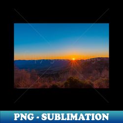 Sunset over North Georgia Mountains - Stylish Sublimation Digital Download - Unleash Your Creativity