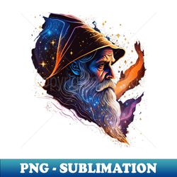 wizard - Artistic Sublimation Digital File - Perfect for Personalization