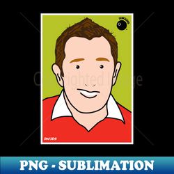 Jonathan Davies aka Jiffy Wales rugby union player and presenter - Modern Sublimation PNG File - Add a Festive Touch to Every Day