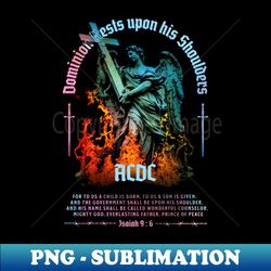 Dominion Acdc Vintage - PNG Transparent Sublimation File - Spice Up Your Sublimation Projects