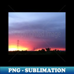 Rainfall sunset - Modern Sublimation PNG File - Create with Confidence