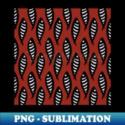 abstract black and white fish pattern red - aesthetic sublimation digital file - transform your sublimation creations