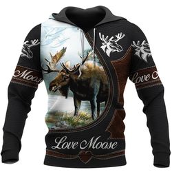 Moose Hunting 3D All Over Print | Unisex | Adult | Ht4338