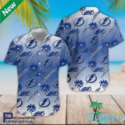 Tampa Bay Lightning Hawaiian Aloha Shirt Hawaiian Shorts Beach Short Shirt