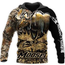 Moose Hunting 3D All Over Print | Unisex | Adult | Ht4351