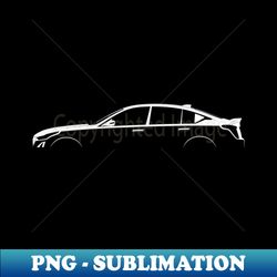 Cadillac CT5-V Blackwing Silhouette - Unique Sublimation PNG Download - Spice Up Your Sublimation Projects