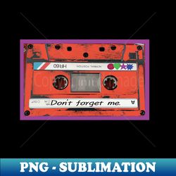 Cassette Tape - Signature Sublimation PNG File - Create with Confidence