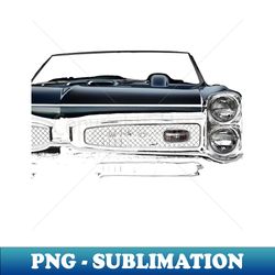 1967 Pontiac GTO - high contrast - Elegant Sublimation PNG Download - Perfect for Personalization