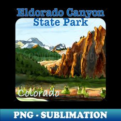 Eldorado Canyon State Park Colorado - Instant PNG Sublimation Download - Transform Your Sublimation Creations