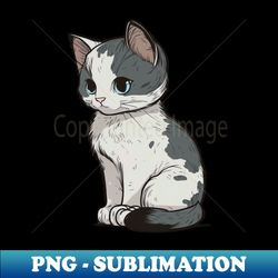 GREY KITTEN - Instant PNG Sublimation Download - Defying the Norms
