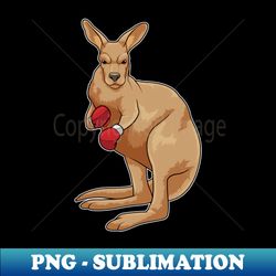 Kangaroo as Boxer with Boxing gloves - High-Resolution PNG Sublimation File - Perfect for Sublimation Mastery