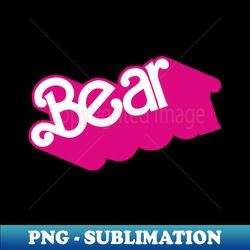 Bear - PNG Transparent Sublimation Design - Create with Confidence