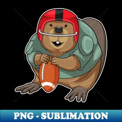 Beaver American Football - High-Quality PNG Sublimation Download - Boost Your Success with this Inspirational PNG Download