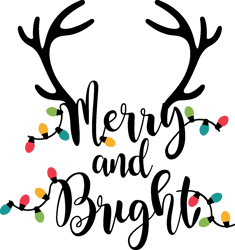 Merry and bright Svg, Christmas Svg, Merry christmas Svg, Christmas cookies svg, christmas tree svg, Digital download