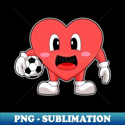Heart Soccer player Soccer - Exclusive PNG Sublimation Download - Enhance Your Apparel with Stunning Detail