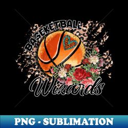 aesthetic pattern wizards basketball gifts vintage styles - premium png sublimation file - perfect for creative projects