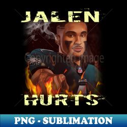Jalen Hurts Jalen Hurts NFL - PNG Transparent Digital Download File for Sublimation - Perfect for Creative Projects