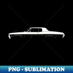 Chevrolet Impala SS 1968 Silhouette - Premium PNG Sublimation File - Perfect for Sublimation Mastery