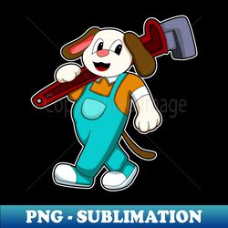 Dog as Craftsman with Allen key - PNG Sublimation Digital Download - Defying the Norms