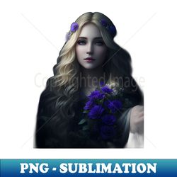 Flower Woman - Instant Sublimation Digital Download - Bring Your Designs to Life