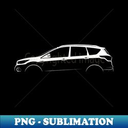 ford escape 2017 silhouette - instant png sublimation download - bring your designs to life