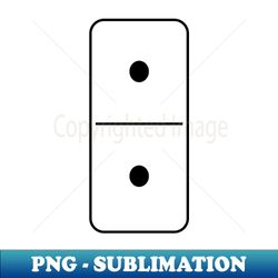 Domino Costume Double 1 - Sublimation-Ready PNG File - Unleash Your Inner Rebellion
